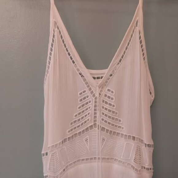 White Dress/Beach Cover Up Size Medium - Picture 1 of 4